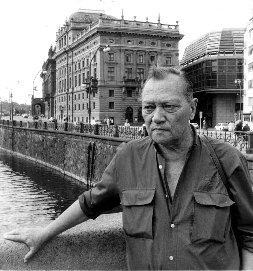Rudolf Hrušínský na archívnej snímke z októbra 1990 v Prahe (Zdroj: archív TASR)