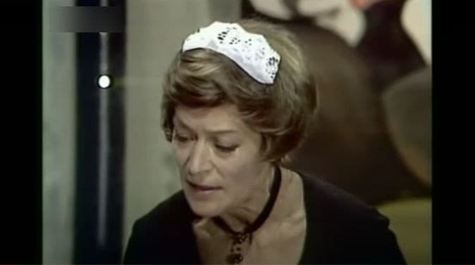 Luba Skořepová v televíznom programe Kabaret u dobré pohody v roku 1977 (Zdroj: Repro foto YouTube/Spiso Fanda)