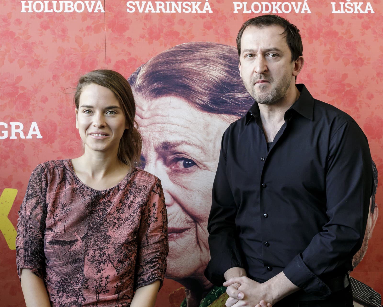 Hlavné úlohy stvárnia aj Kristína Svarinská a Martin Hofmann, ktorí si spolu zahrali aj vo filme Teroristka (Zdroj: TASR/Dano Veselský)