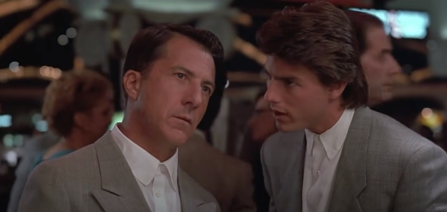 Dustin Hoffman a Tom Cruise vo filme Rain Man (Zdroj: Repro foto YouTube/The Casino Experience)