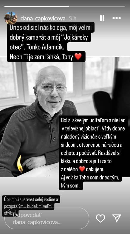 JOJkári oplakávajú smrť kolegu: