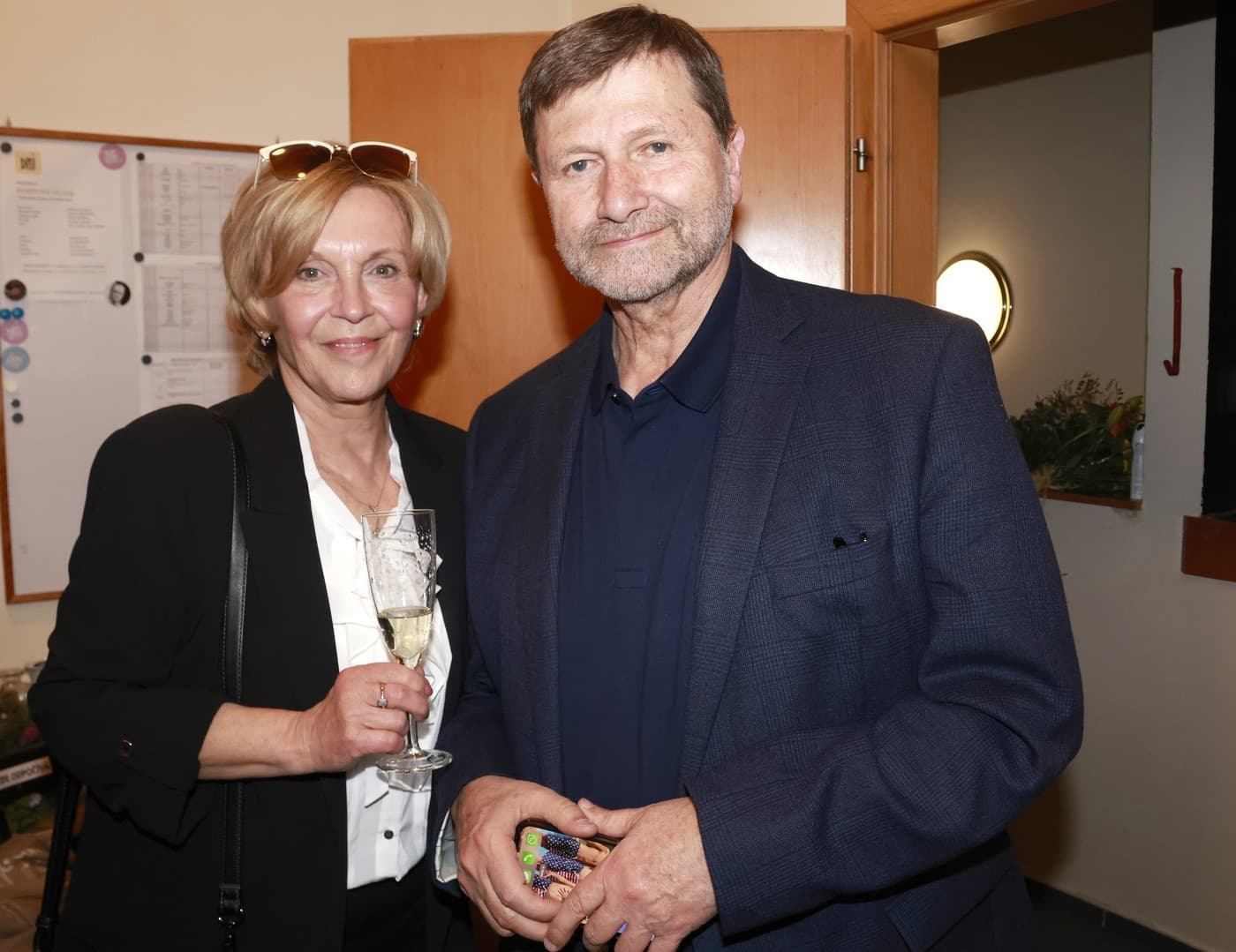 Jan Hrušínský a jeho manželka Miluše Šplechtová