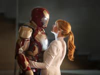 Robert Downey Jr. v úlohe Iron Mana po boku s krásnou Gwyneth Paltrow (Pepper Potts)