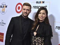 Justin Timberlake s manželkou Jessicou Biel
