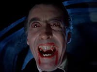 Christopher Lee ako Dracula (Zdroj: Repro foto YouTube/Dirty Kunst Video)