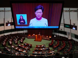 Rokovanie hongkongského parlamentu