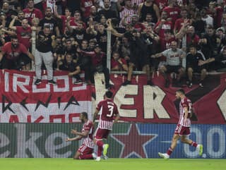 Fanúšikovia Olympiakosu Pireus