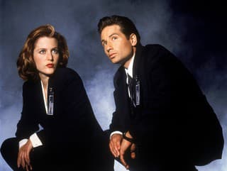Gillian Anderson a David