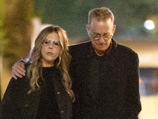 Tom Hanks s manželkou
