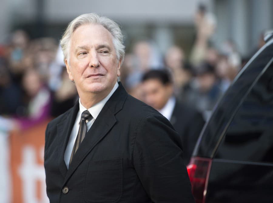Alan Rickman na červenom