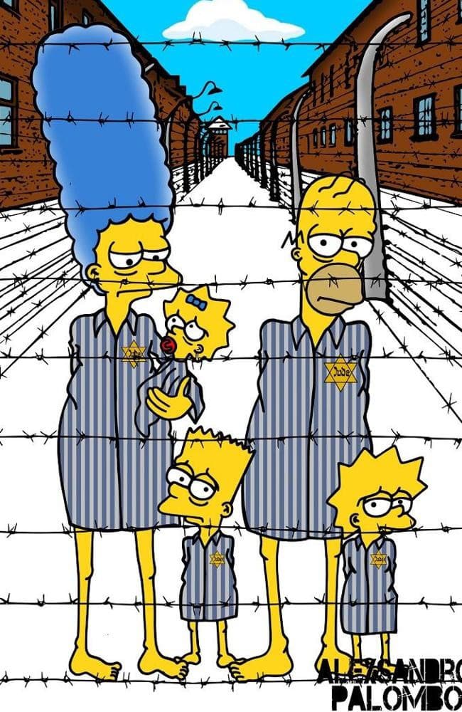 Simpsonovci v osvienčimskom tábore
