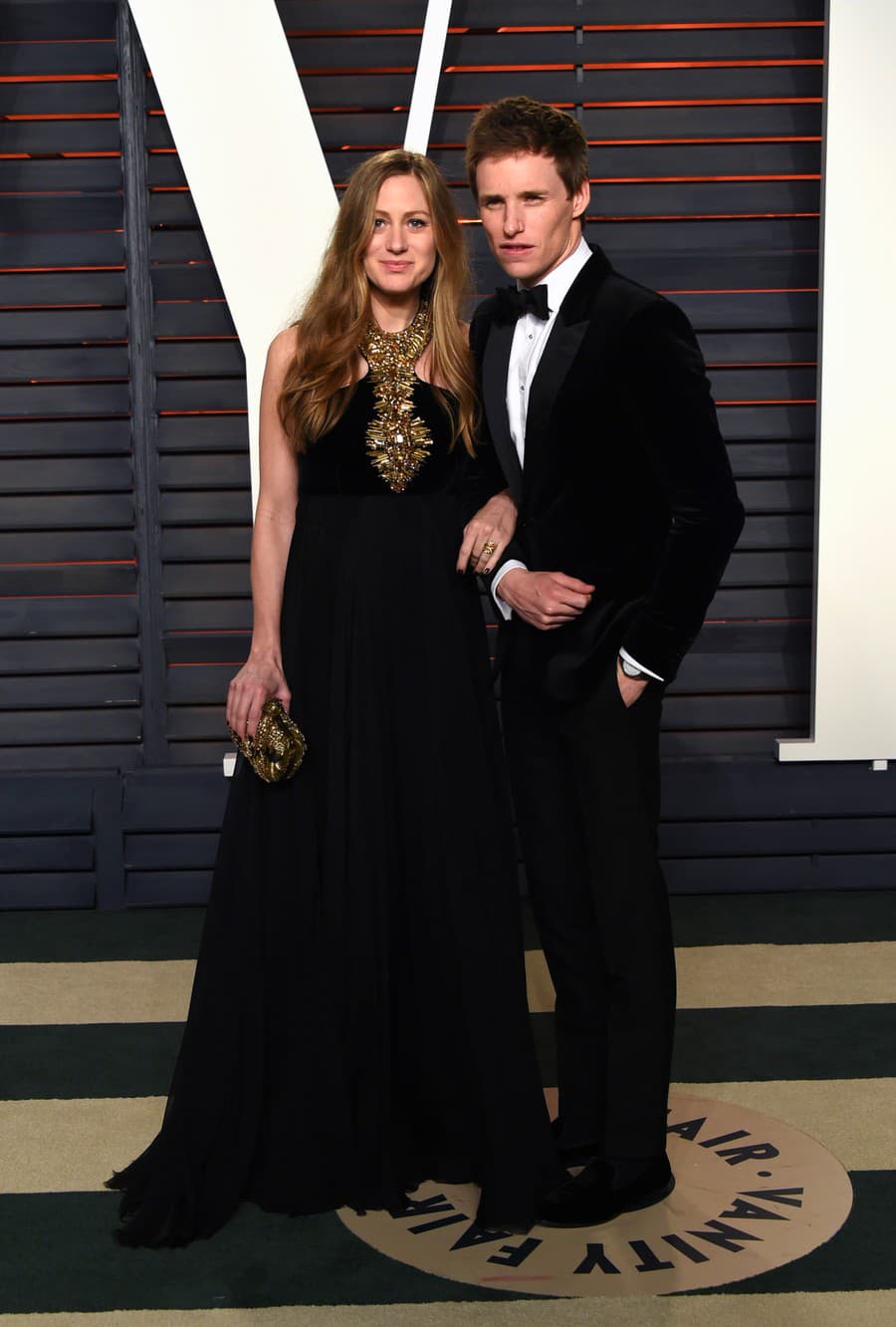 Eddie Redmayne s manželkou
