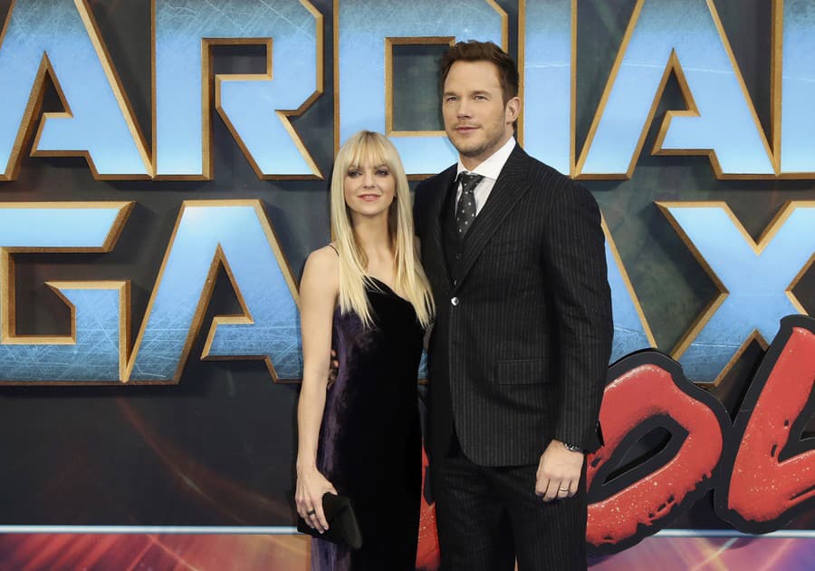 Anna Farris a Chris Pratt (Foto: SITA/AP/Vianney Le Caer)