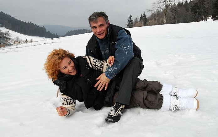 Kamila Magálová a Oldřich Kaiser v snímke Líbáš jako Bůh (Zdroj: Photo © Falcon)