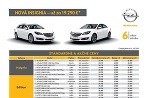 Opel Insignia - cenník