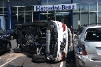 Mercedes náraz, nehoda, rekord