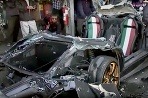 Lamborghini Murcielago zničené na