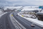 Zima na diaľnici D1