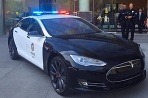 Policajná Tesla v Luxembursku