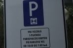 Rezidenčné parkovanie Karlova Ves