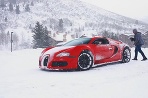 Bugatti Veyron snehový pluh