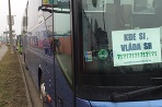 Protest vodičov autobusov v