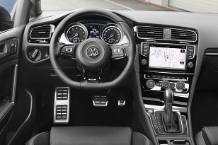 Interiér modelu Volkswagen Golf