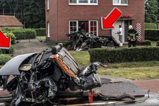 Audi S8 po nehode