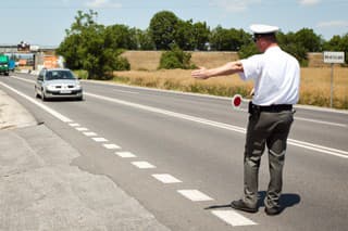 policajné hliadky, kontrola