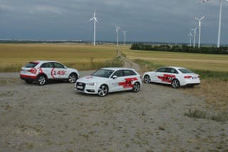 Tri Audi na tretiny