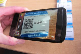 Kontrola originality s QR
