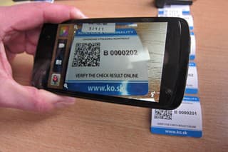 Kontrola originality s QR