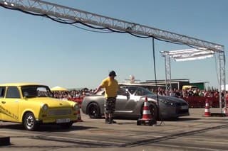 Trabant versus Nissan GT-R