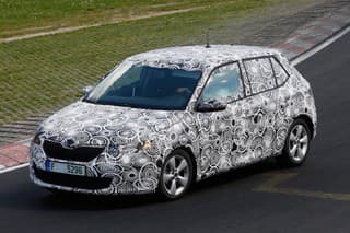 Nová Škoda Fabia zachytená