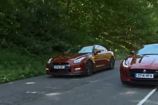 F-type R vs GT-R