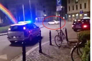 BMW M3 na kruháči,