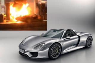 Porsche 918 Spyder zhorelo