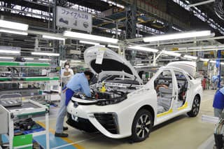 Toyota Mirai sa vyrába