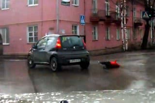 Ruske vypadlo dieťa z