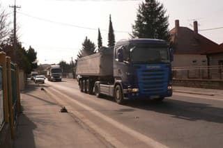 Tranzitná doprava v Šali