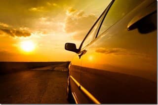 Auto a slnko -