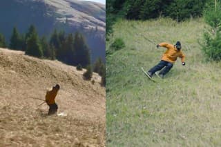 Lyžiar, ktorý už má