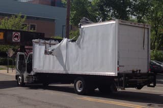 Ttruck smashes into North