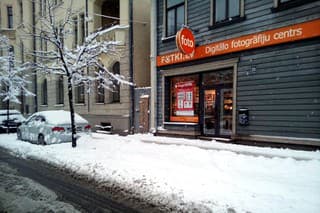 Riga - sneženie
