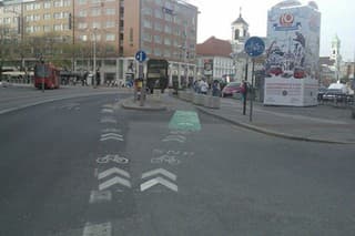 Cyklistické chodníky Bratislava