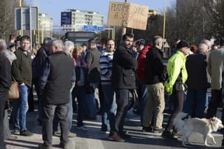 Prešovčania zablokovali tri priechody