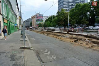 Ministerstvo zastavilo rekonštrukciu električkovej