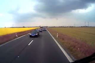 Prezidentská kolóna v ČR
