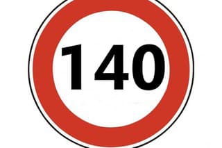 Maximálna rýchlosť 140 kmh