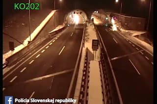 Tunel Bôrik - nehoda